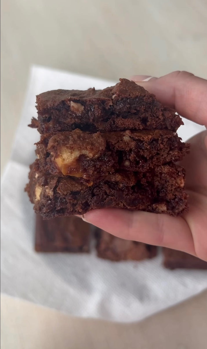 Twix Candy Bar Brownies