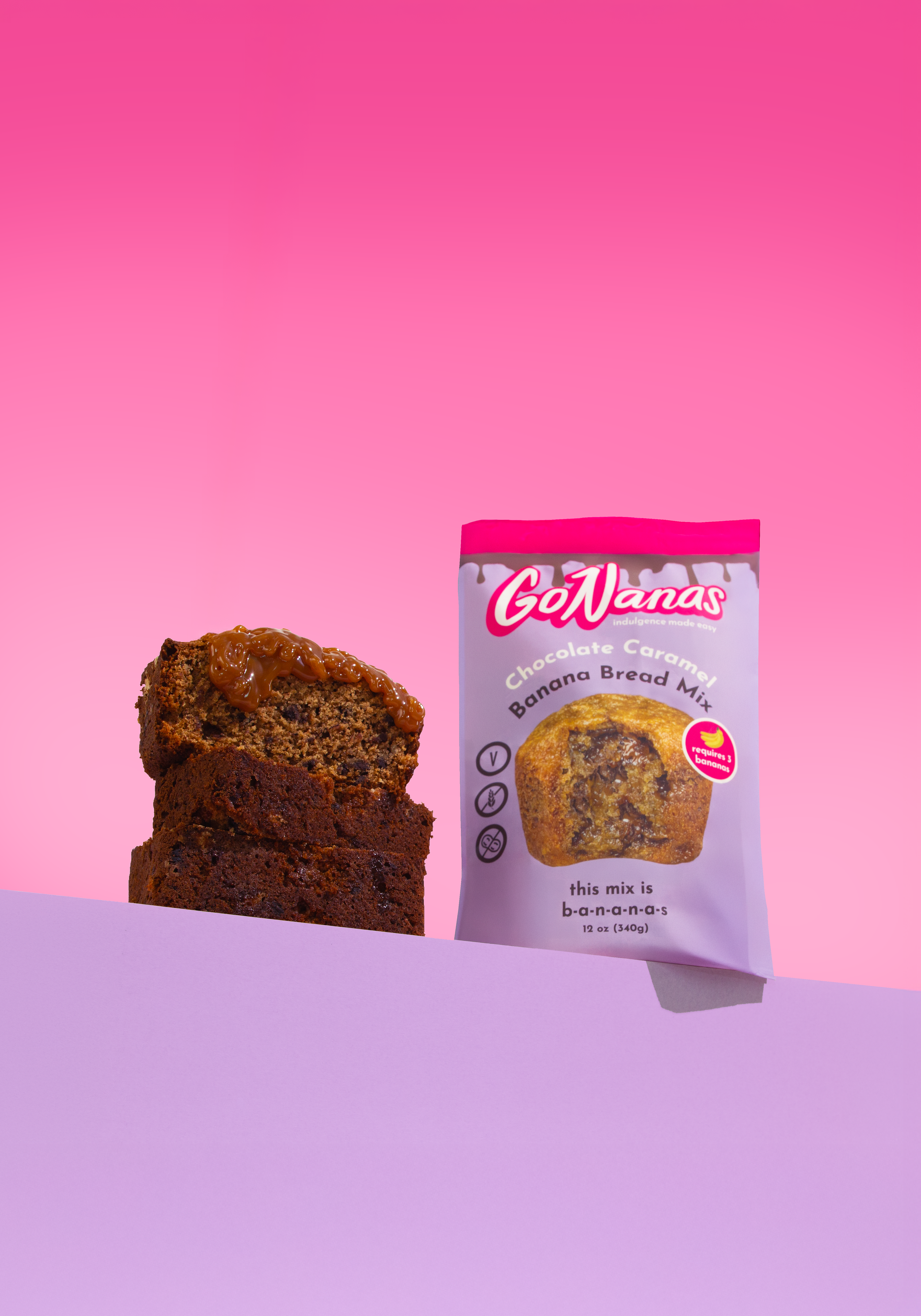 Chocolate Caramel Banana Bread Mix