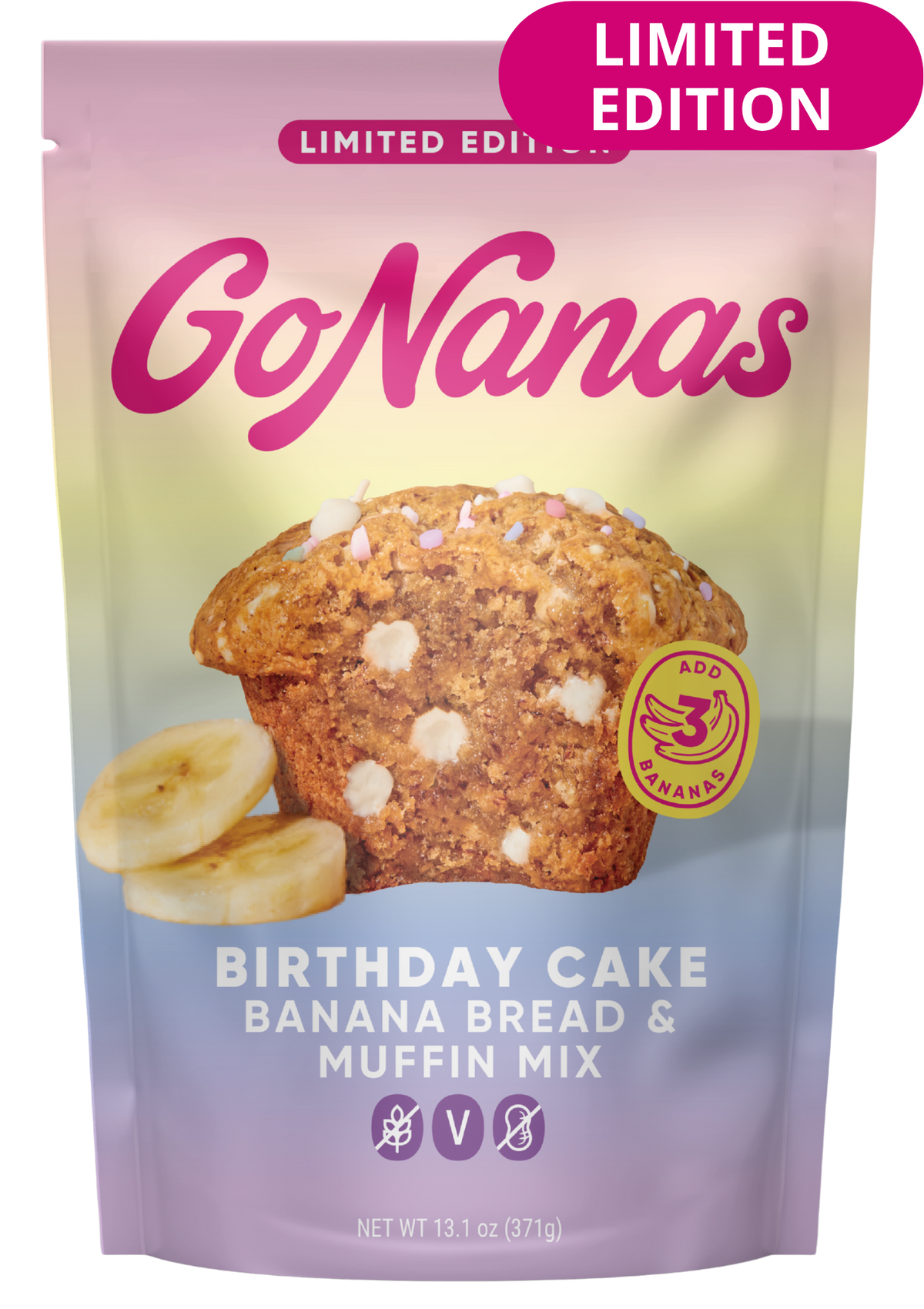 Birthday Cake Banana Bread Mix