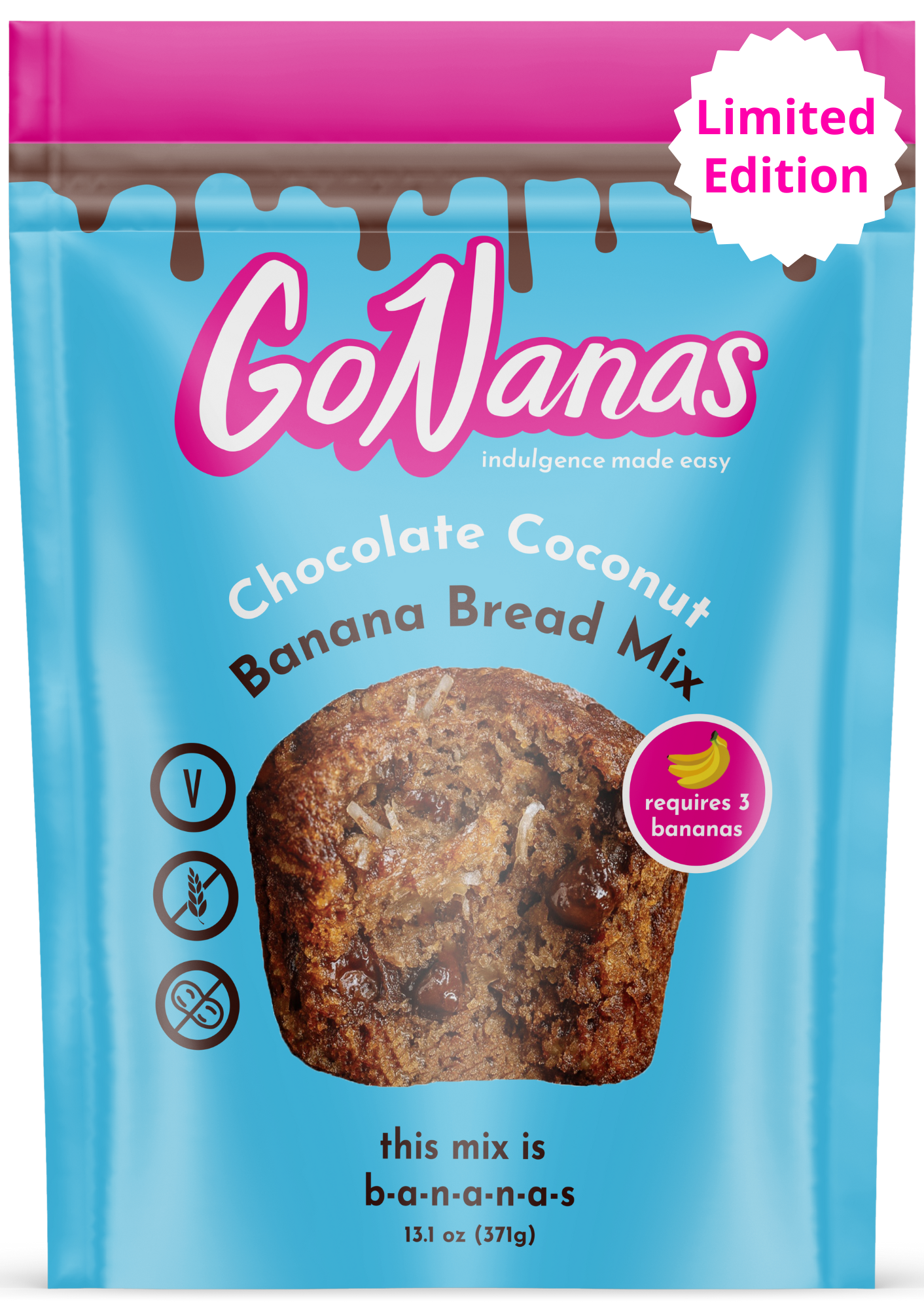 Chocolate Coconut Banana Bread Mix