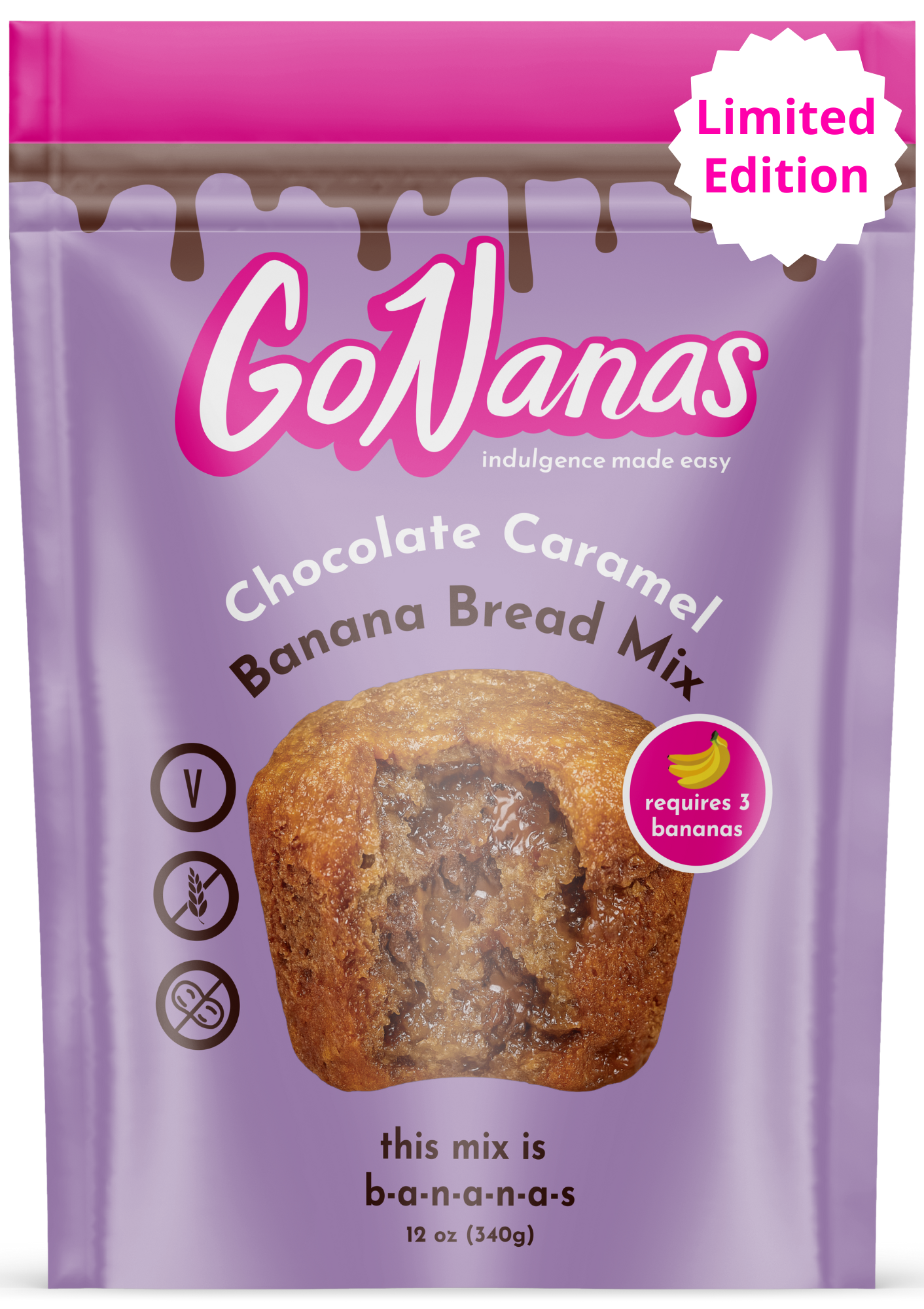 Chocolate Caramel Banana Bread Mix