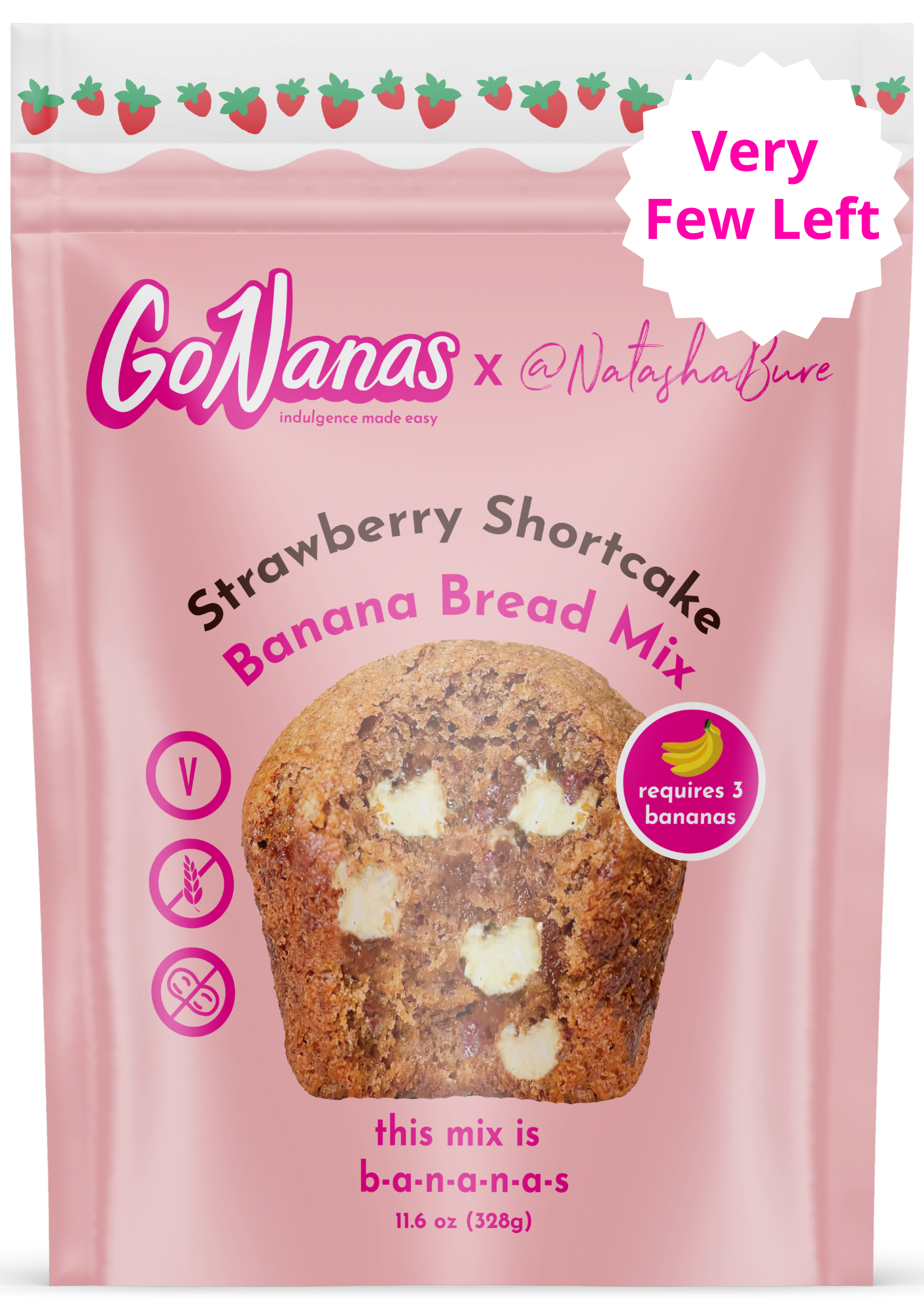 Strawberry Shortcake Banana Bread Mix