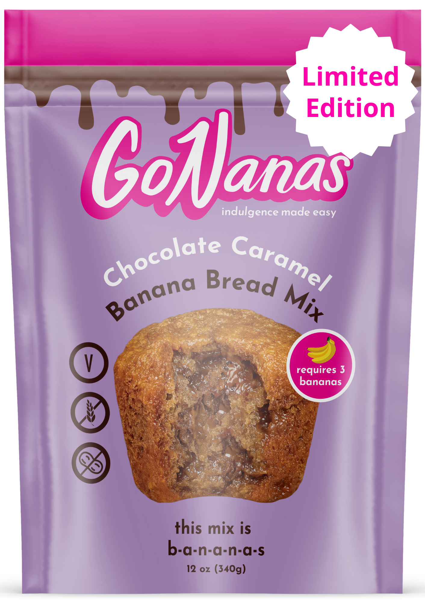 Chocolate Caramel Banana Bread Mix