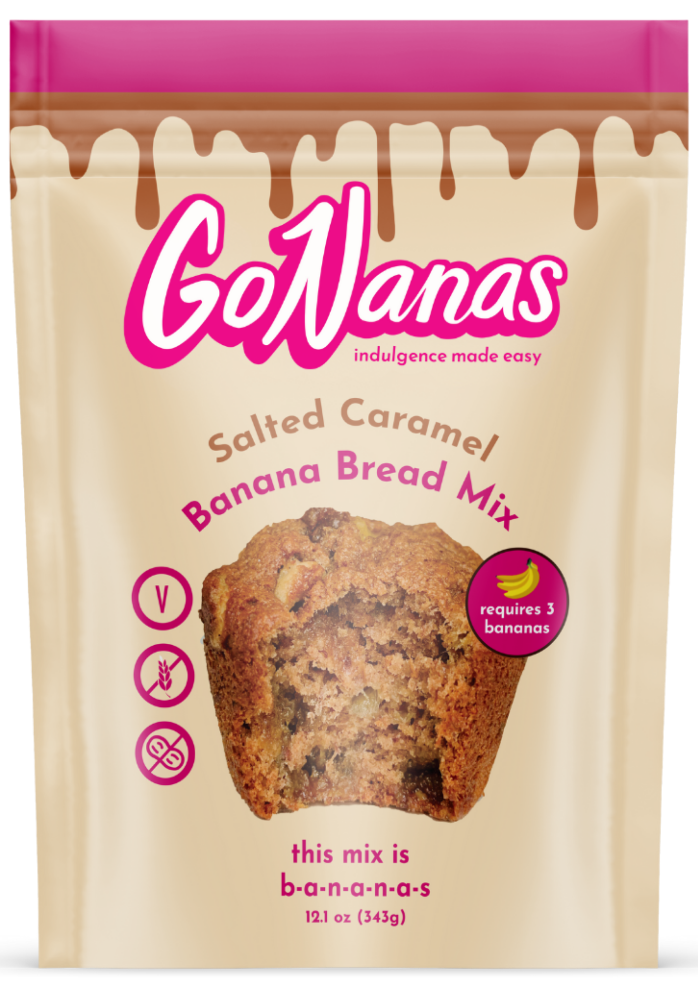 Salted Caramel Banana Bread Mix