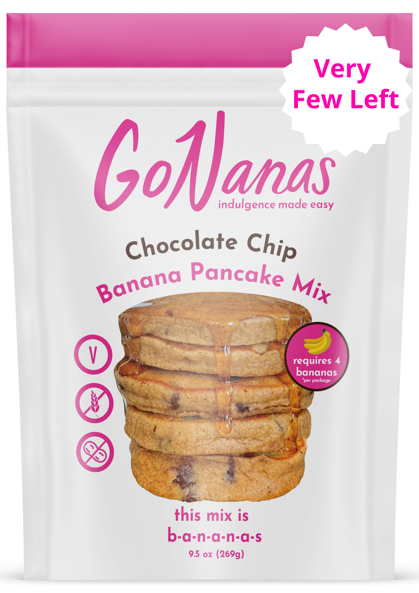 Chocolate Chip Banana Pancake Mix