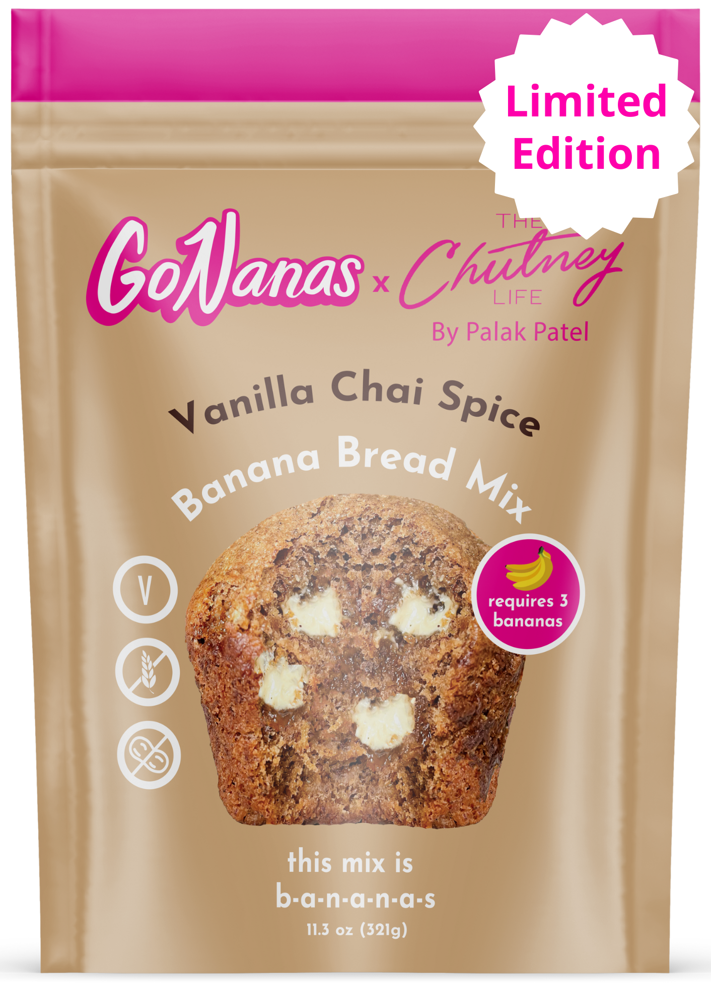 Vanilla Chai Spice Banana Bread Mix
