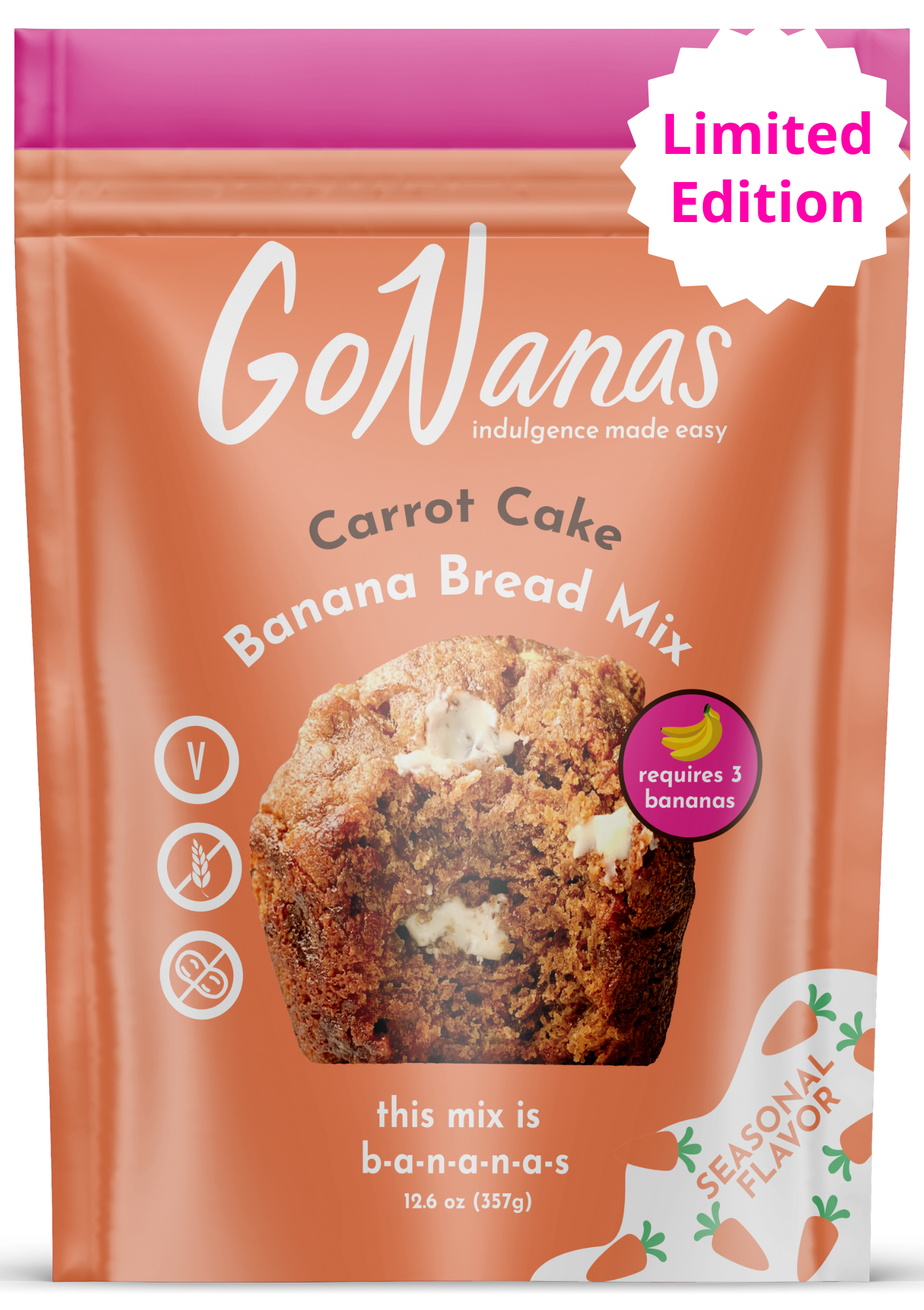 Carrot Cake Banana Bread Mix