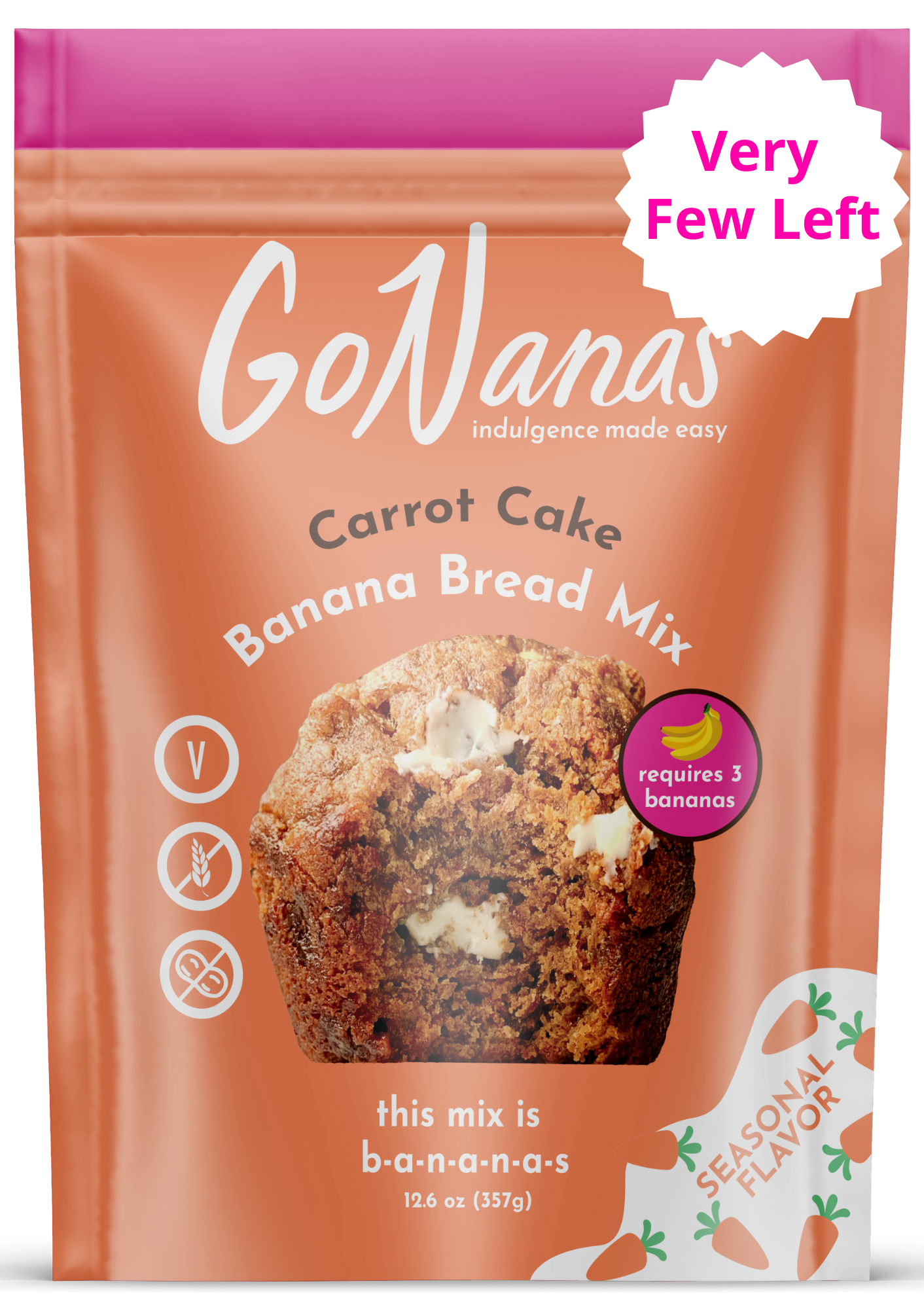 Carrot Cake Banana Bread Mix
