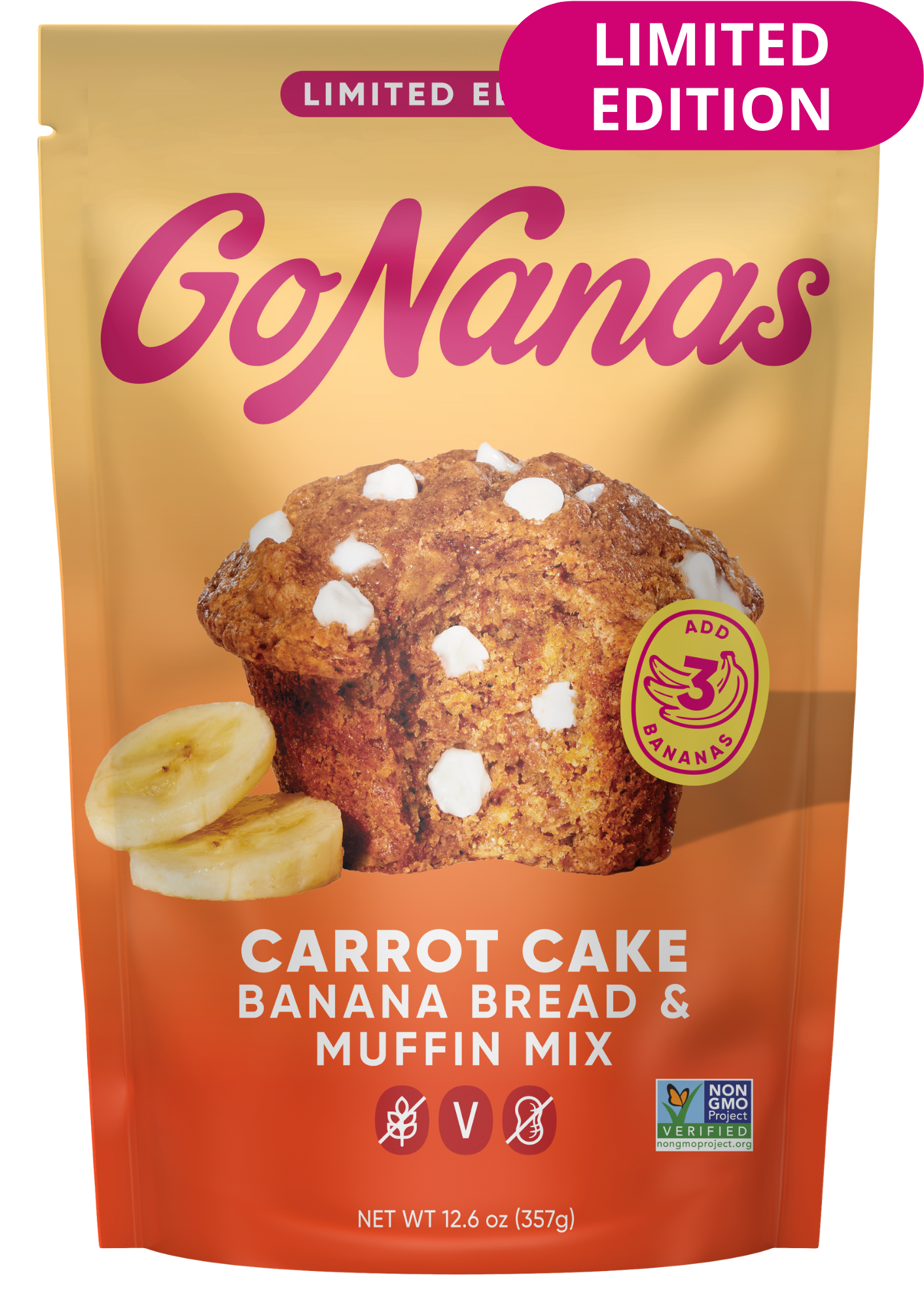 Carrot Cake Banana Bread Mix – GoNanas