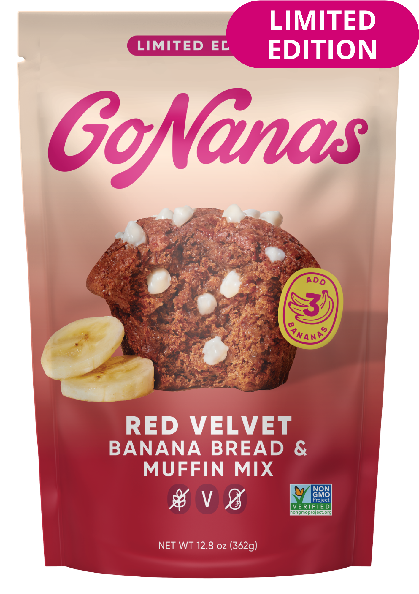 Red Velvet Banana Bread Mix