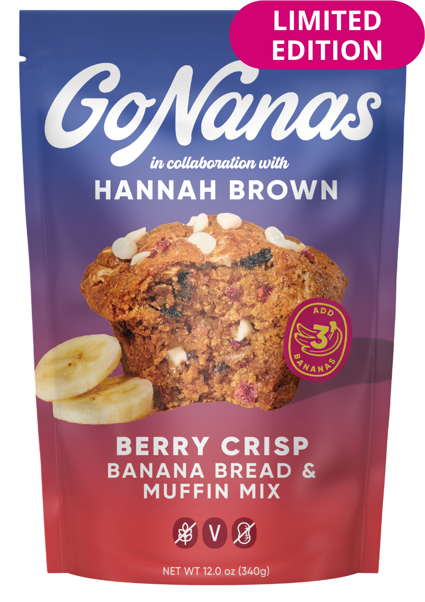Berry Crisp Banana Bread Mix