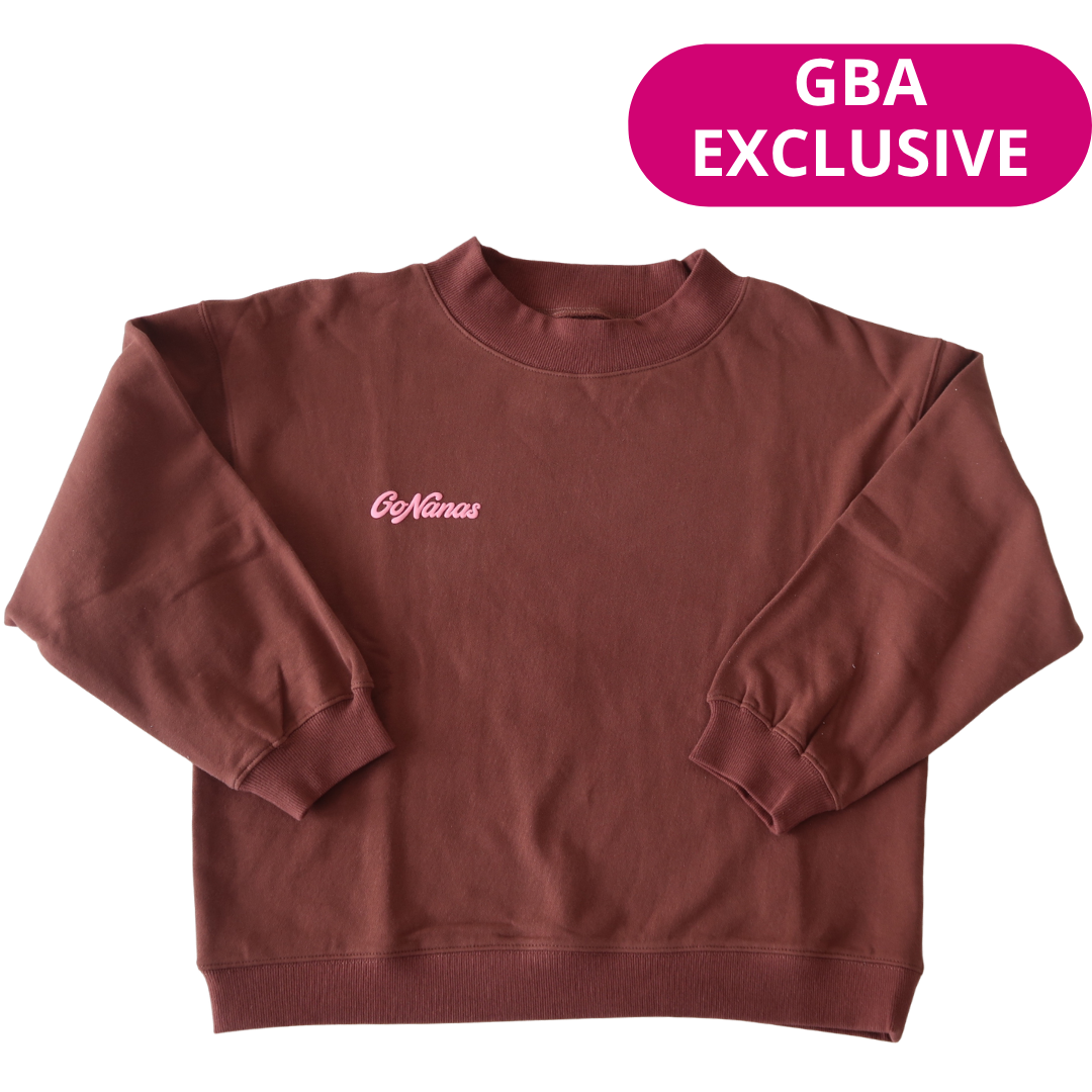 Branded Mockneck Sweatshirt