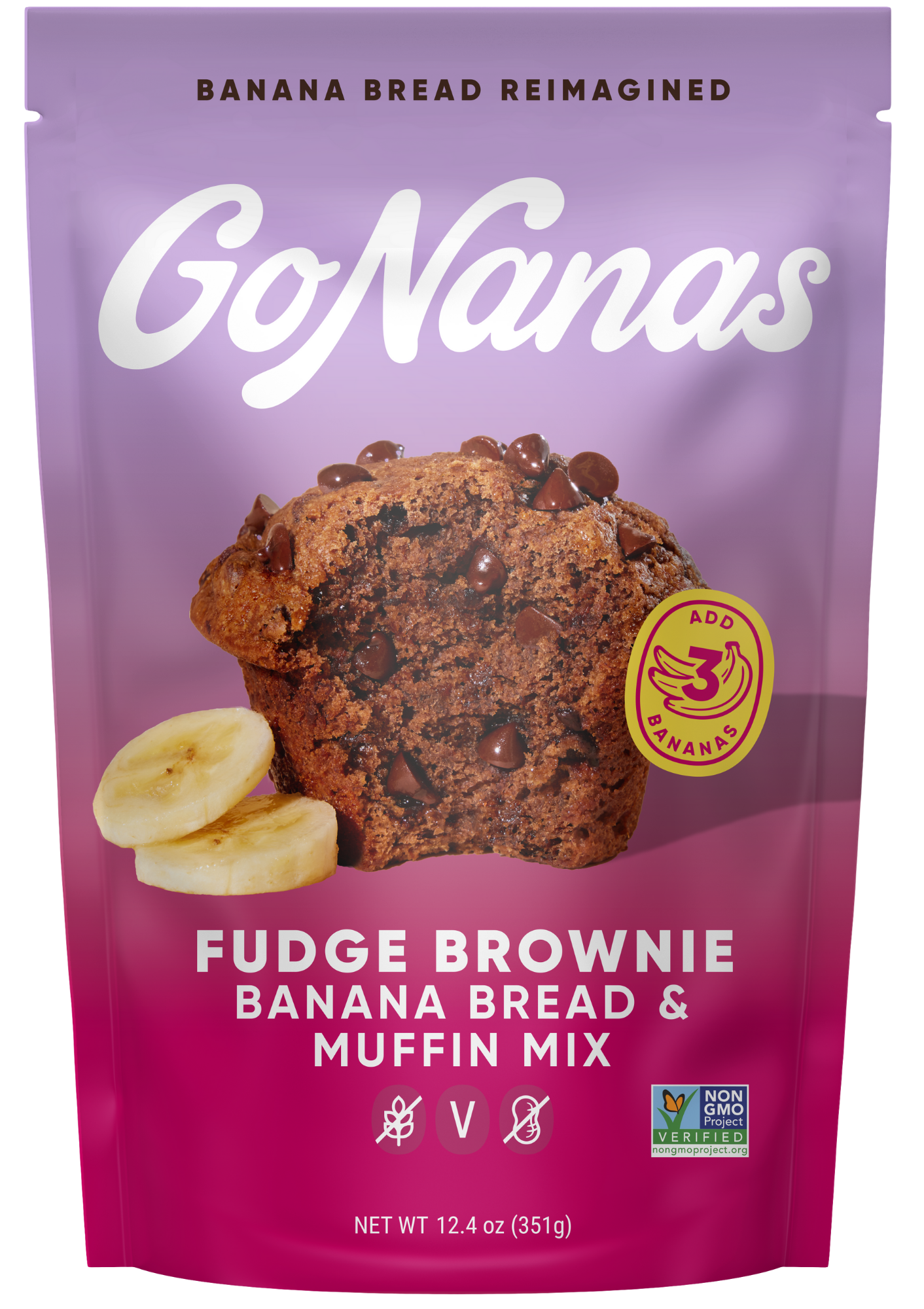 Fudge Brownie Banana Bread Mix