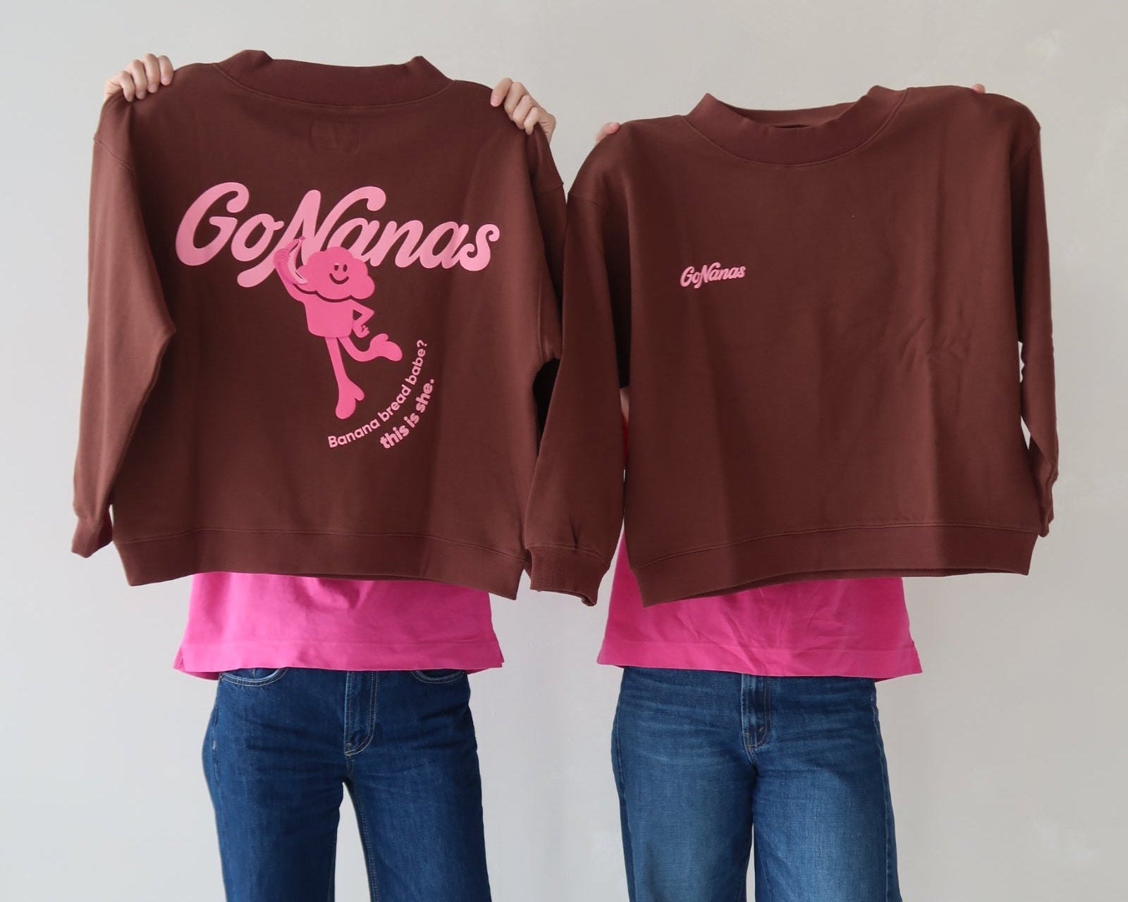 Branded Mockneck Sweatshirt