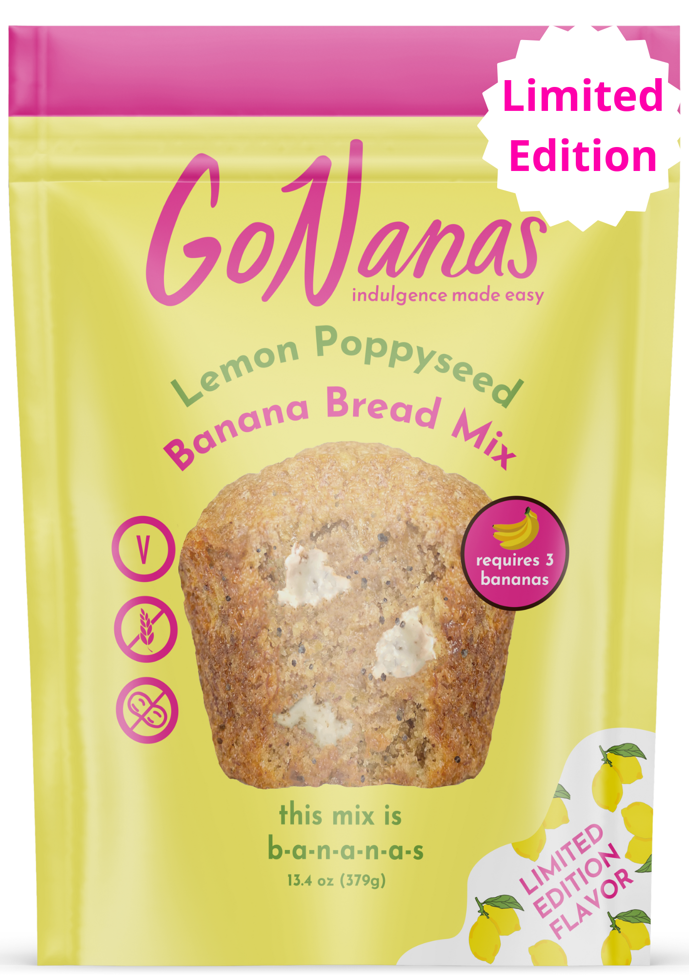 Lemon Poppyseed Banana Bread Mix