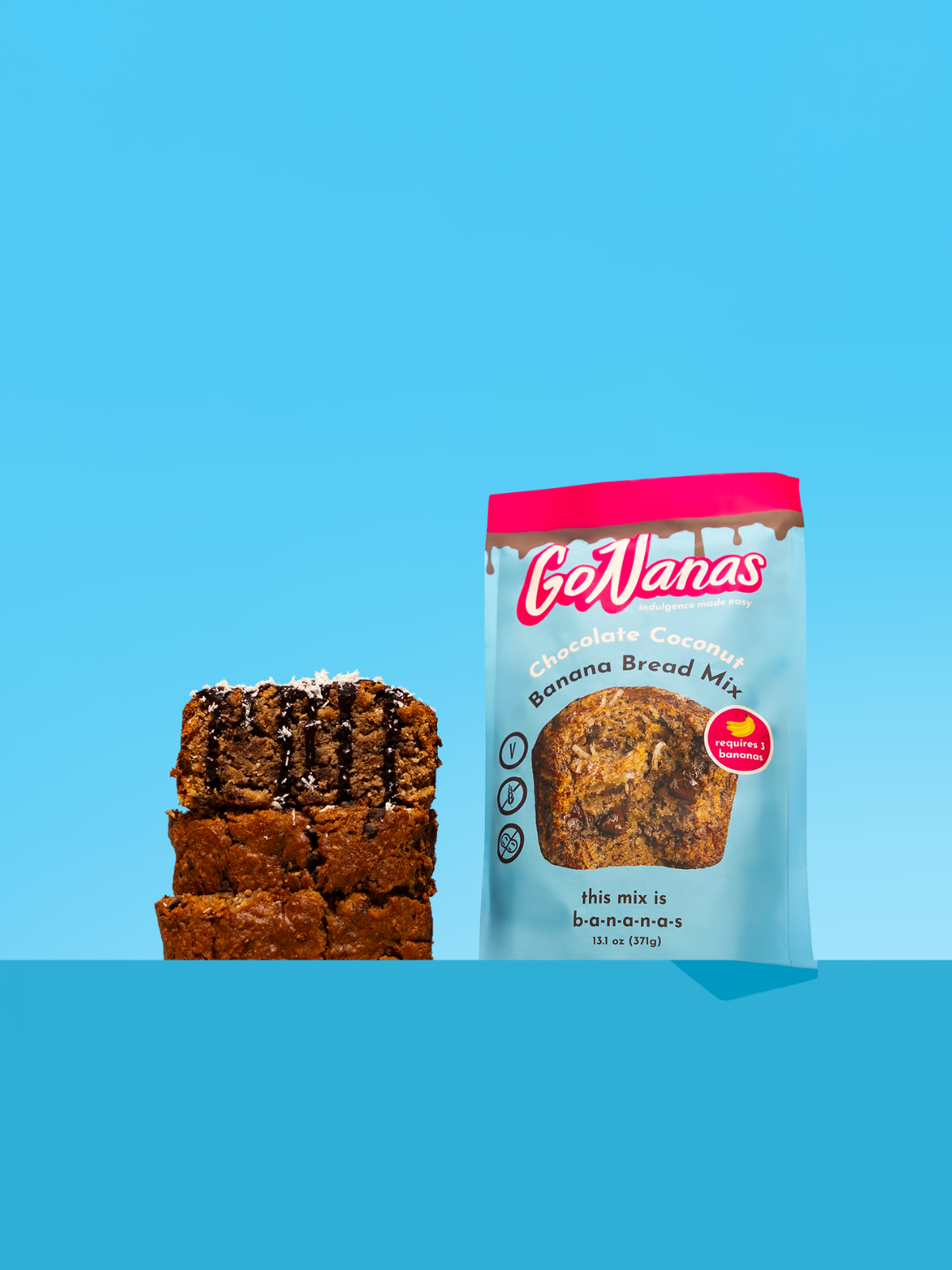 Chocolate Coconut Banana Bread Mix