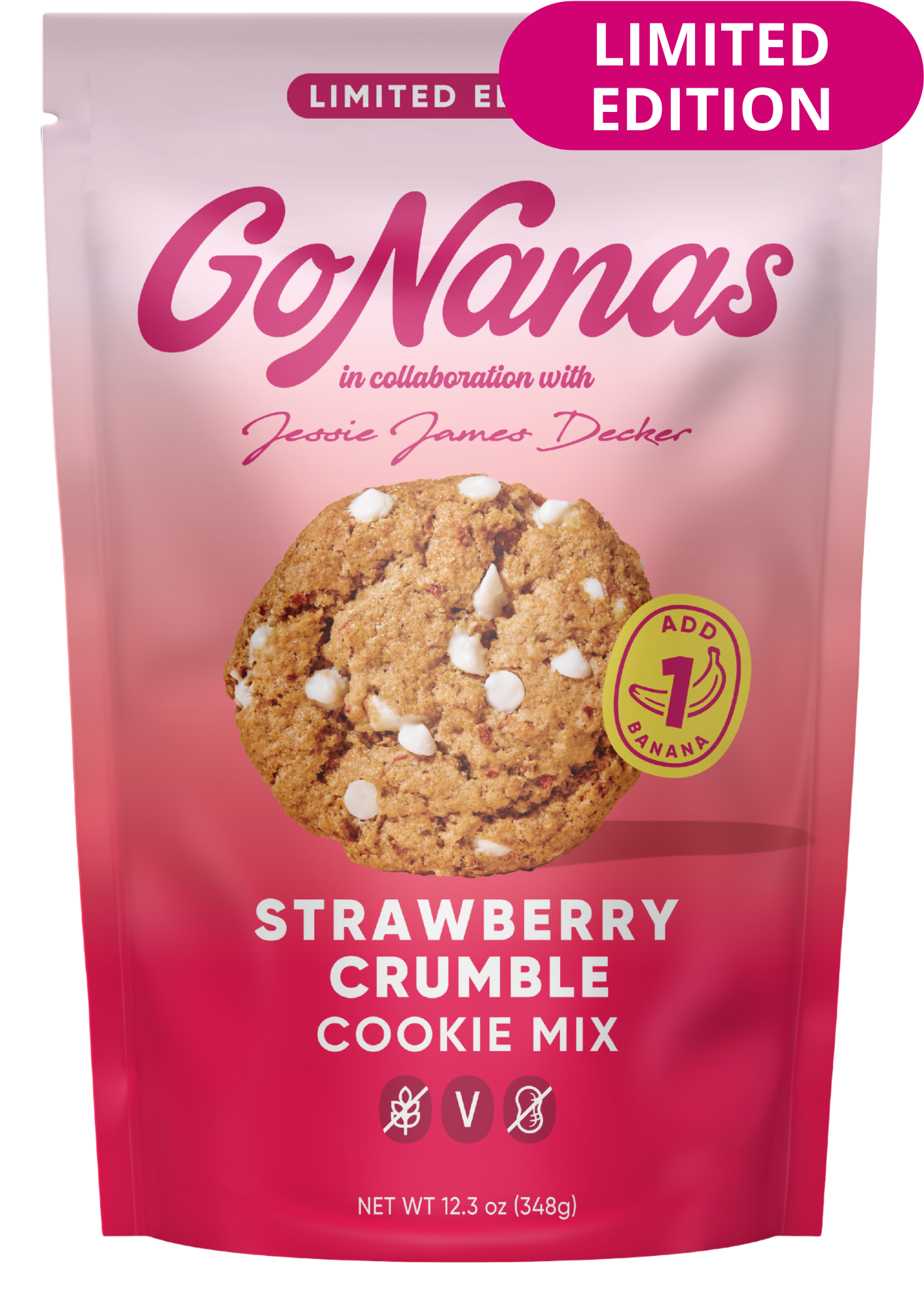 Strawberry Crumble Cookie Mix