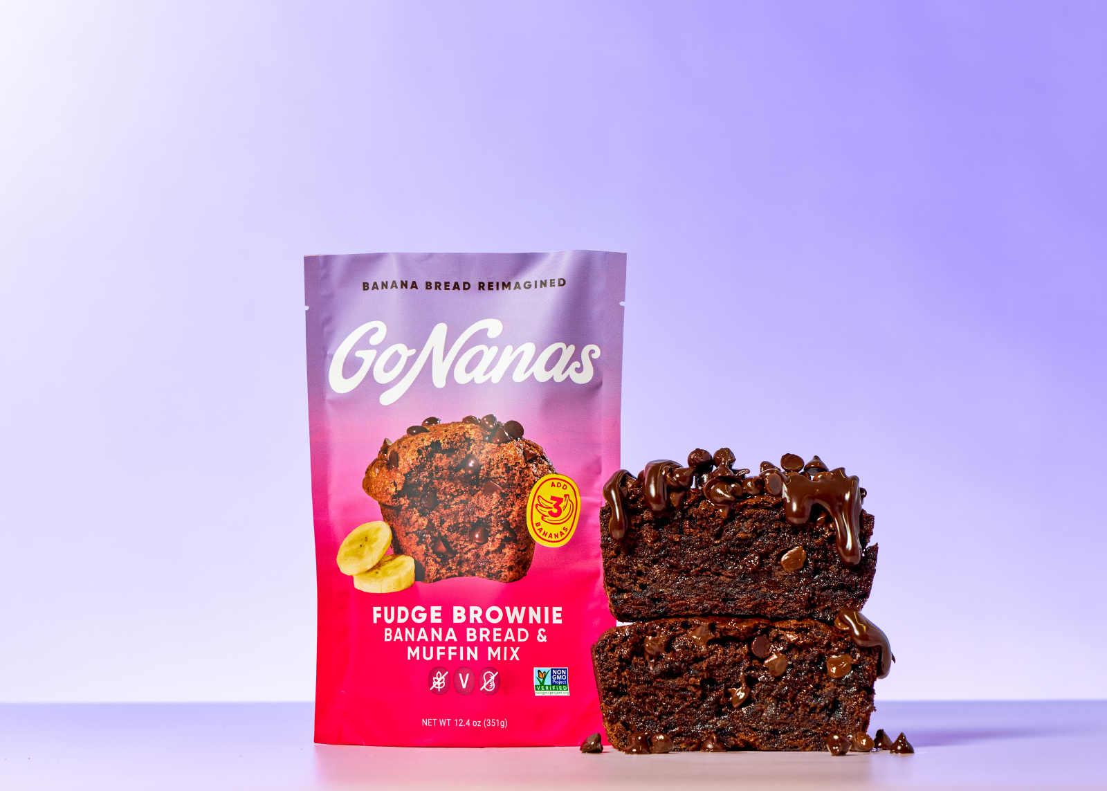 Fudge Brownie Banana Bread Mix*