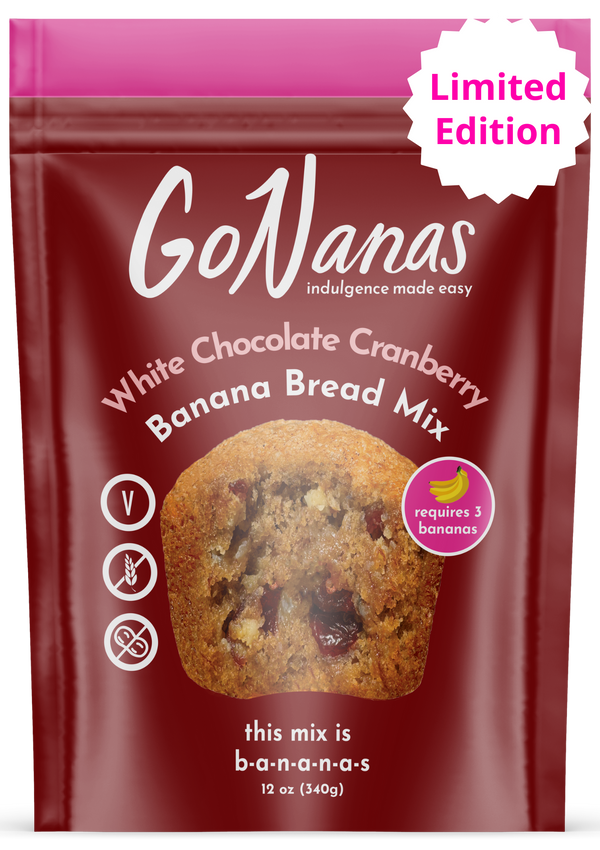 White Chocolate Cranberry Banana Bread Mix