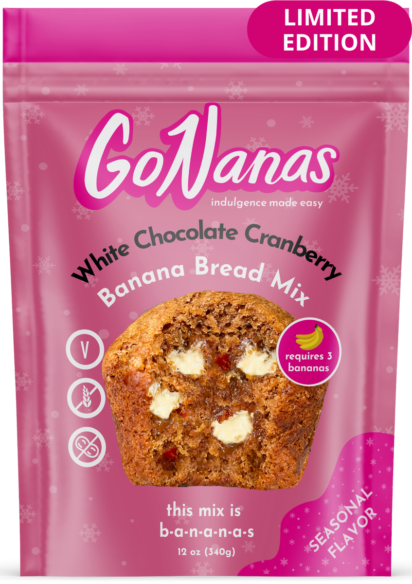 White Chocolate Cranberry Banana Bread Mix – GoNanas