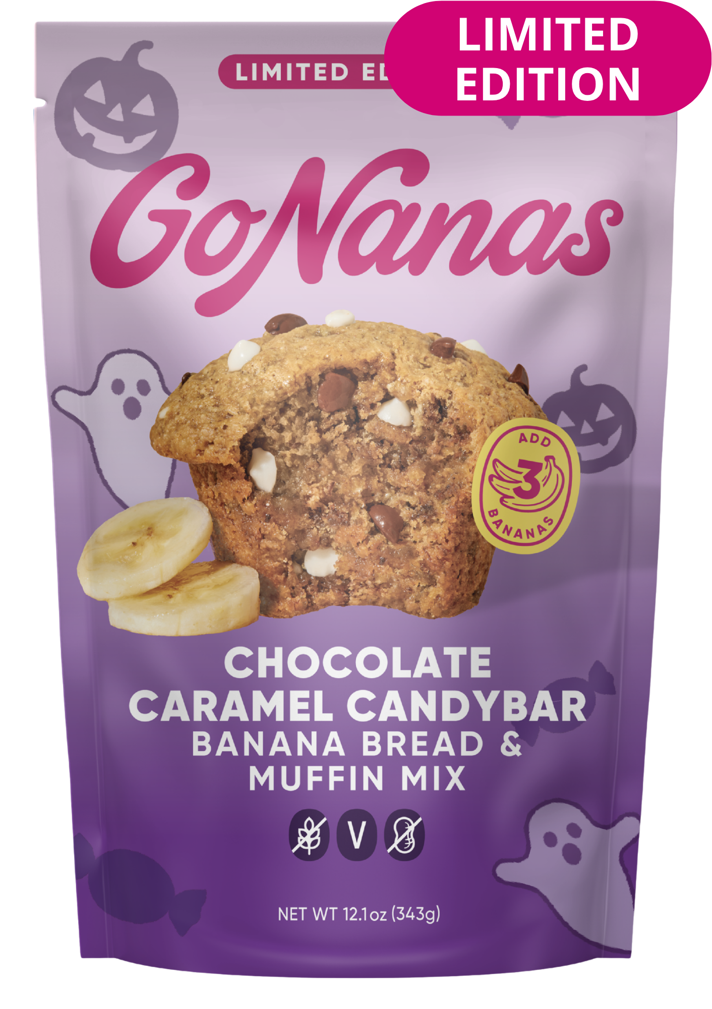 Chocolate Caramel Candybar Banana Bread Mix
