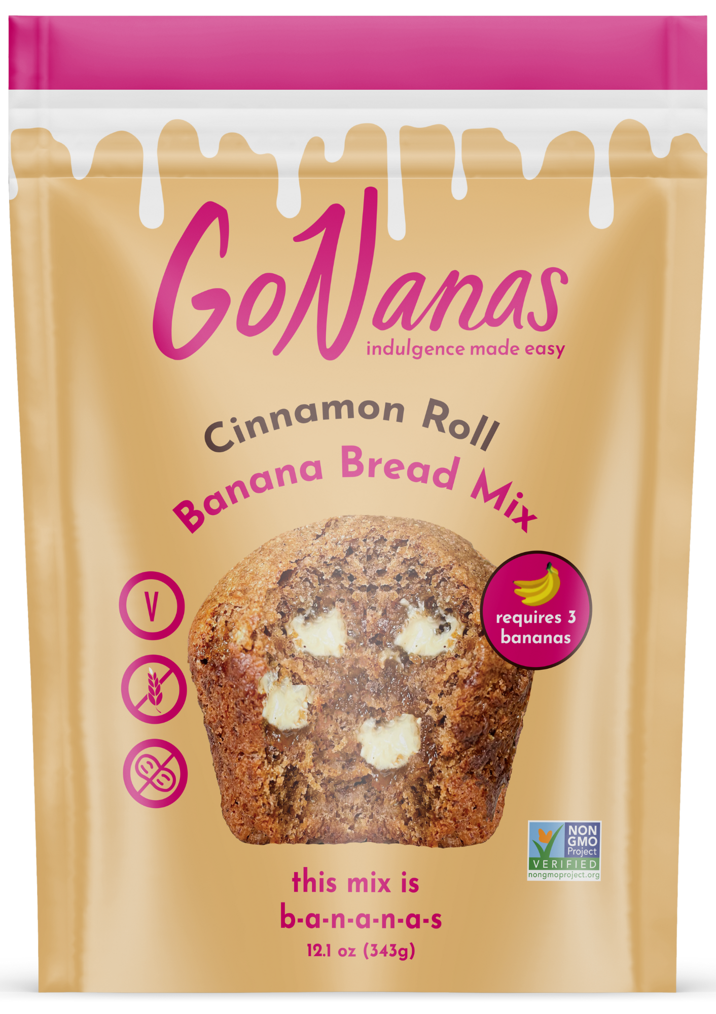 Cinnamon Roll Banana Bread Mix