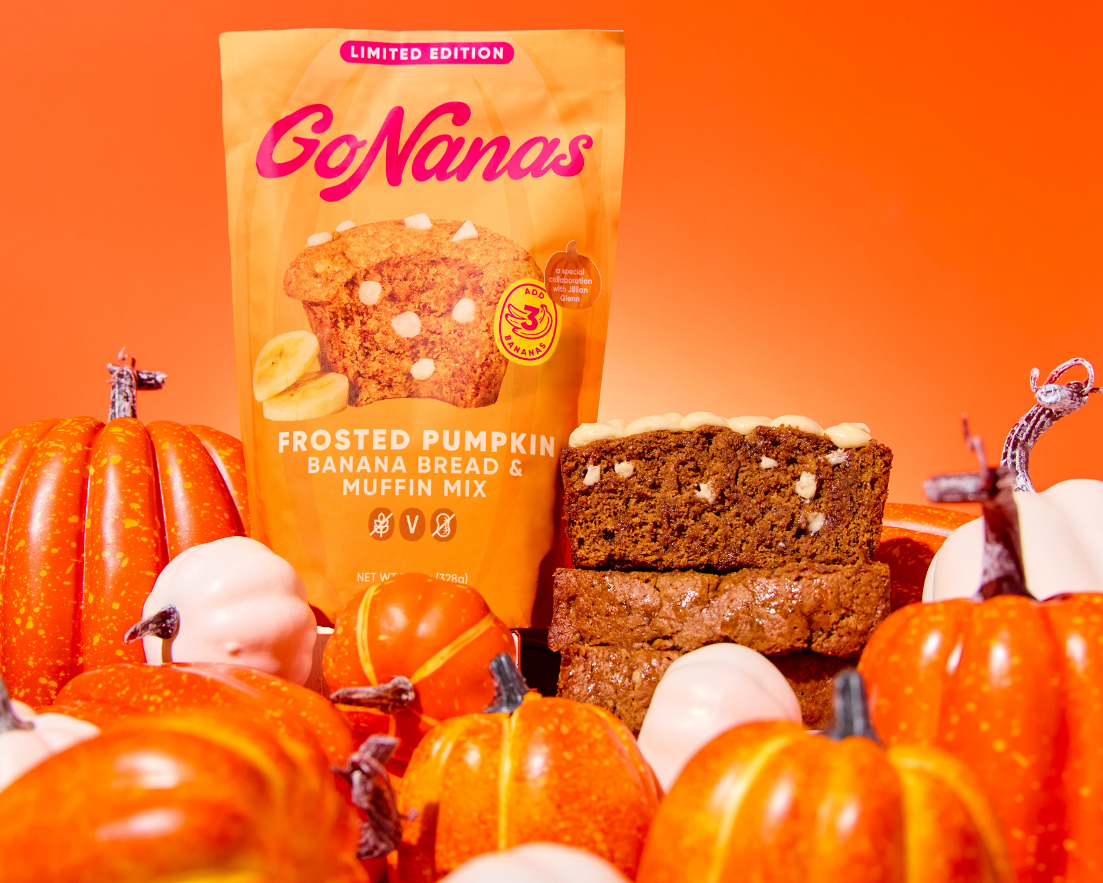 Frosted Pumpkin Banana Bread Mix