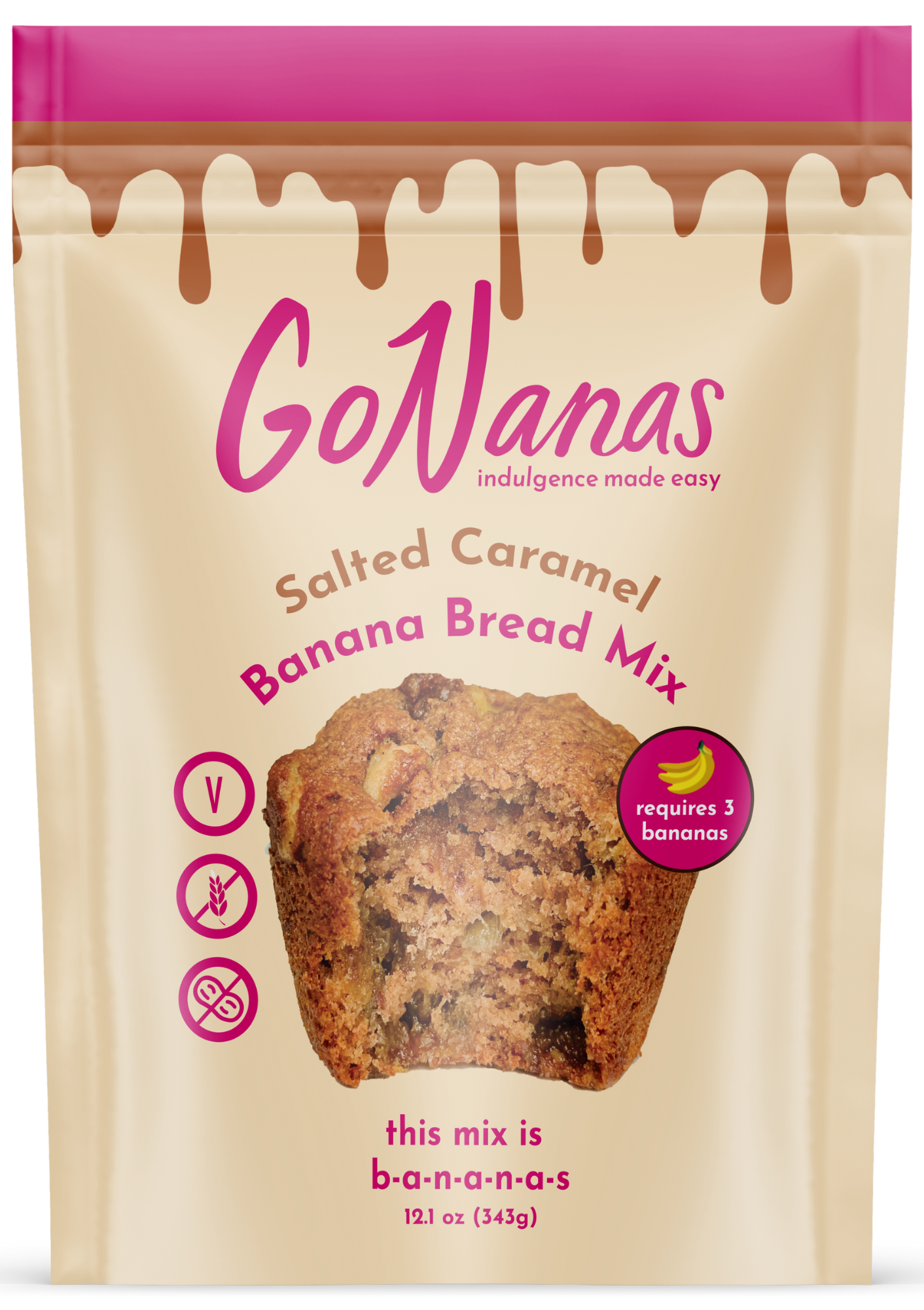 Salted Caramel Banana Bread Mix